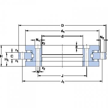 SKF NRT 180 B Rodamientos de bolas de contacto angular dúplexHT series