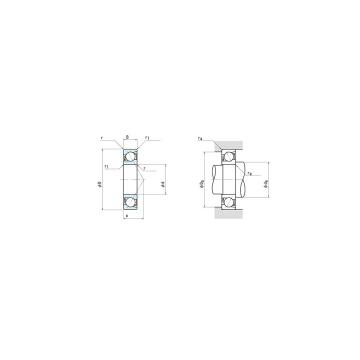 NSK 7010C Rodamientos de bolas de contacto de cuatro puntos