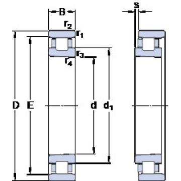 90 mm x 140 mm x 24 mm  SKF N 1018 KTN9/SP Rodamientos de bolas de contacto angular dúplex