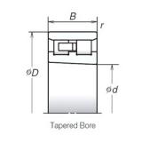 100 mm x 140 mm x 30 mm  NSK NN3920MBKR Rodamientos de bolas de contacto angular de carga de empuje