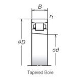 45 mm x 75 mm x 16 mm  NSK N1009MRKR Rodamientos de disposición en tándem