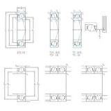 12 mm x 24 mm x 6 mm  SKF 71901 ACE/P4A Rodamientos de bolas de contacto angular sellados lubricados con grasa