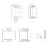 100 mm x 150 mm x 22,5 mm  SKF BTM 100 BTN9/HCP4CDB Rodamientos de precisión DB / DF / DT