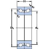 SKF BTM 60 ATN9/P4CDB rodamientos de bolas de contacto angular dúplex